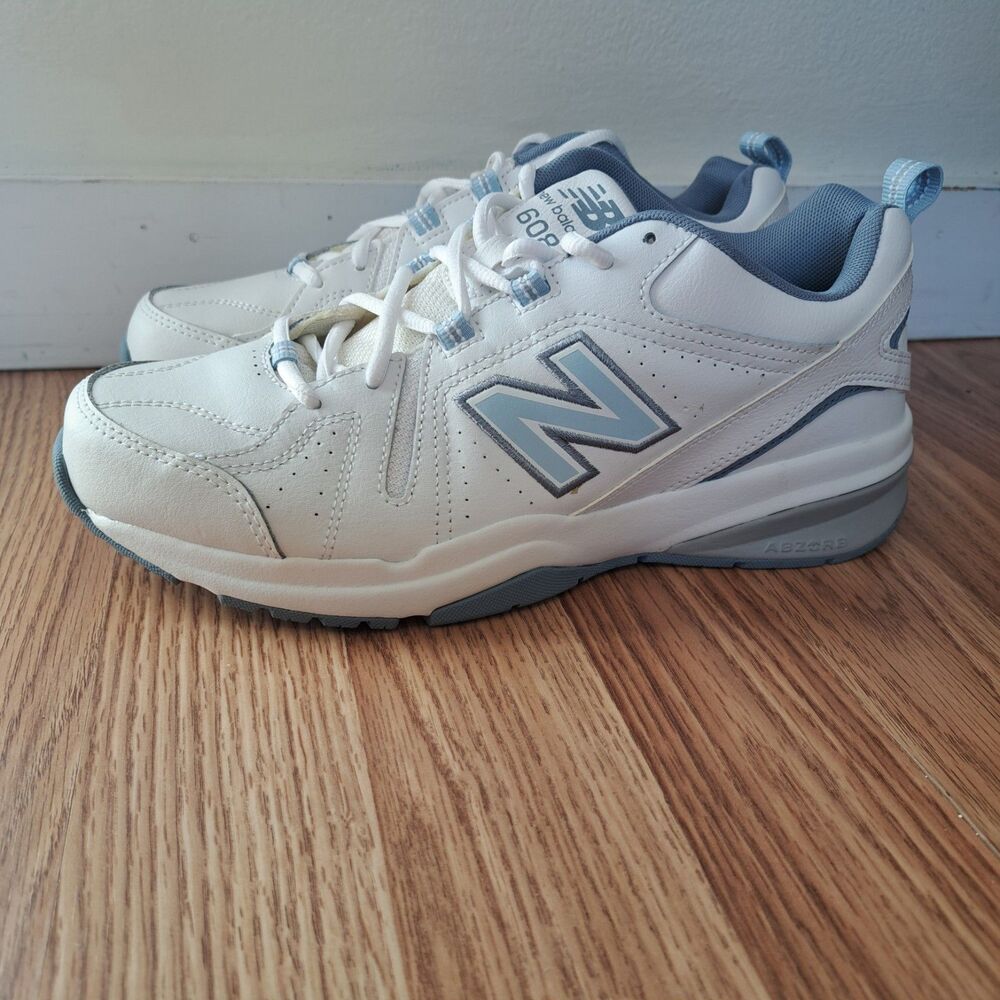 New Balance Women's 608 V5 Comfort Shoes White Light Blue Women’s Size 10.5